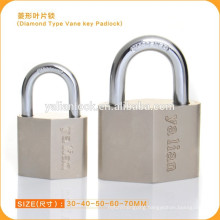 Nickle Plated Unique Type Daimond Padlock